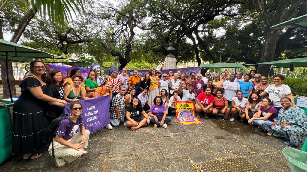 Mulheres de Pernambuco realizam Feira da Economia Feminista como parte das atividades da 6ª Ação Internacional no estado