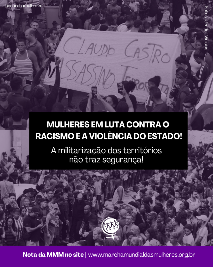 Nota da Marcha Mundial das Mulheres: No Rio, a pior operação é sempre a próxima