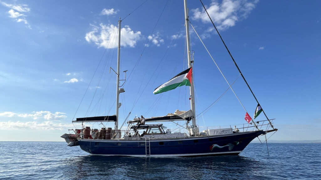 A Marcha Mundial das Mulheres denuncia a interceptação das embarcações da Global Sumud Flotilla